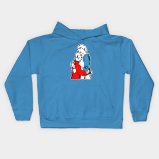 Long Duck Dong Hug Kids Hoodie